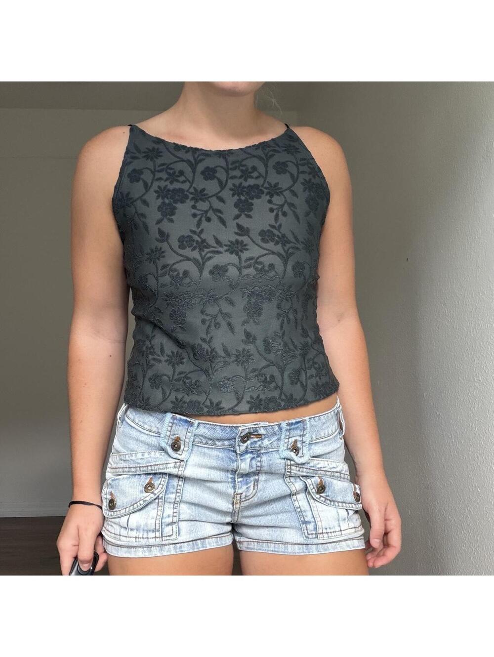 Y2K GLAM GOING OUT TANK TOP